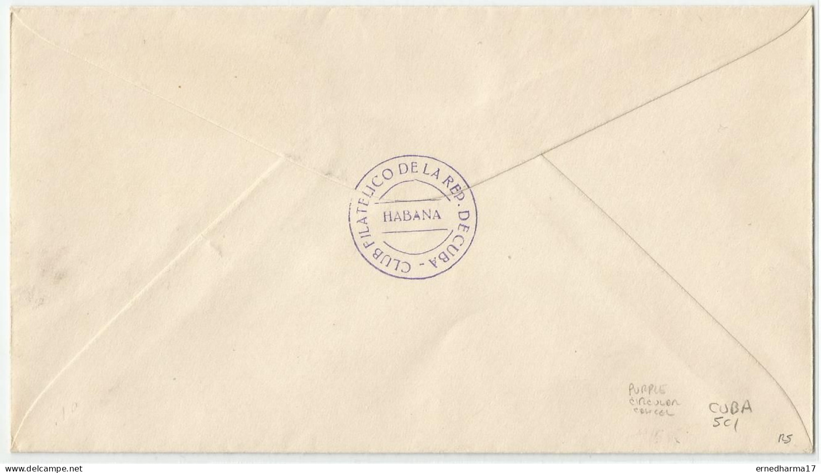 Cuba 1940. Cover With 1st Anniversary Sheet Of The First Experimental Rocket Flight. October 15, 1940. VERY SCARCE - Gebruikt