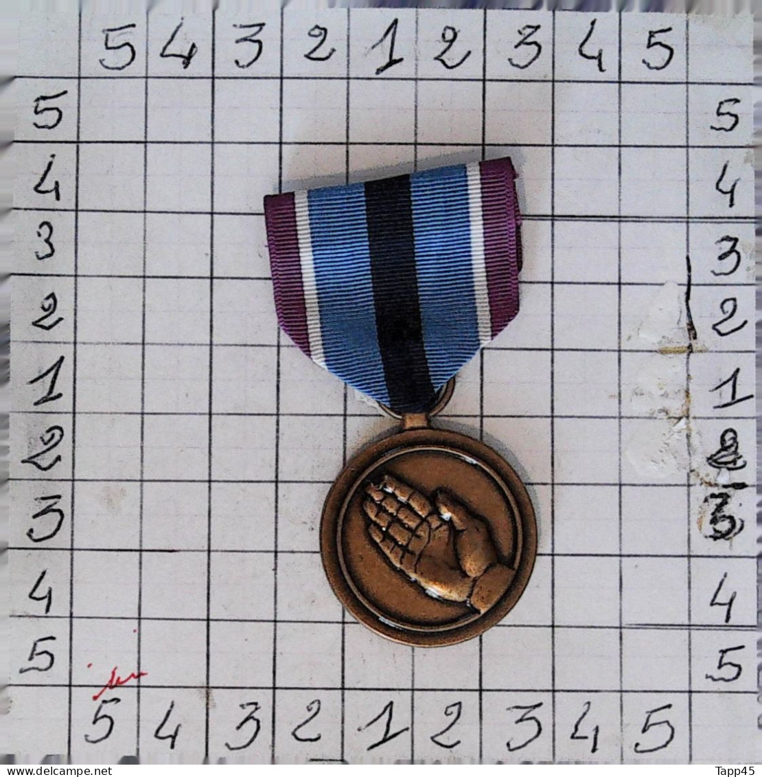 Médailles  > Dispersion D'une Collection Vendu Au Prix Achetée >Humanitarian Service Medal   > Réf:Cl USA P 7/ 1 - Estados Unidos