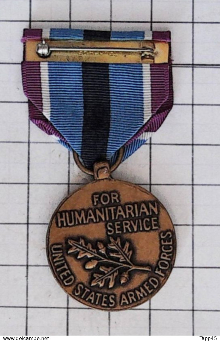 Médailles  > Dispersion D'une Collection Vendu Au Prix Achetée >Humanitarian Service Medal   > Réf:Cl USA P 7/ 1 - Estados Unidos