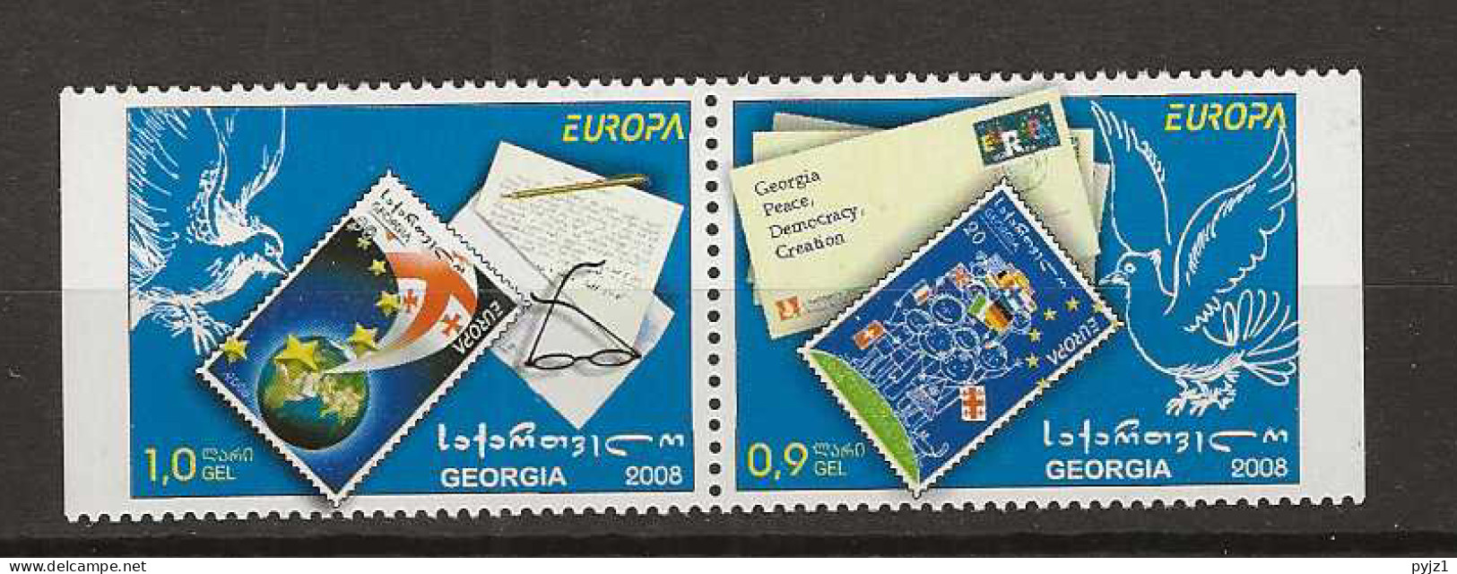 2008 MNH Georgia From Booklet Postfris** - 2008