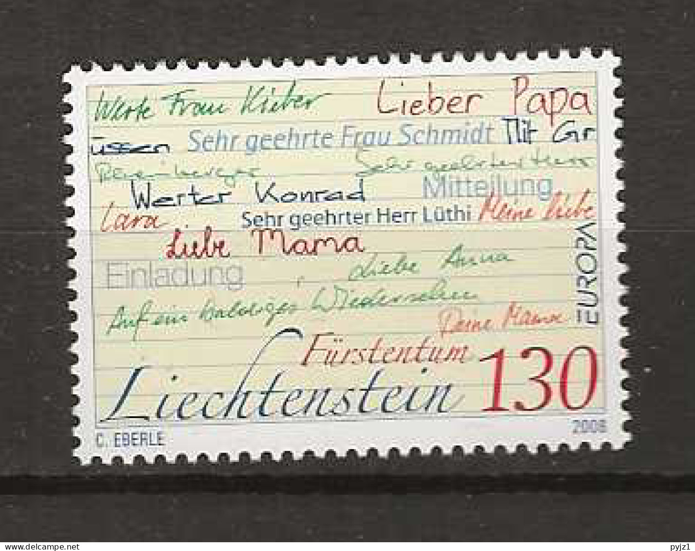 2008 MNH Liechtenstein Postfris** - 2008