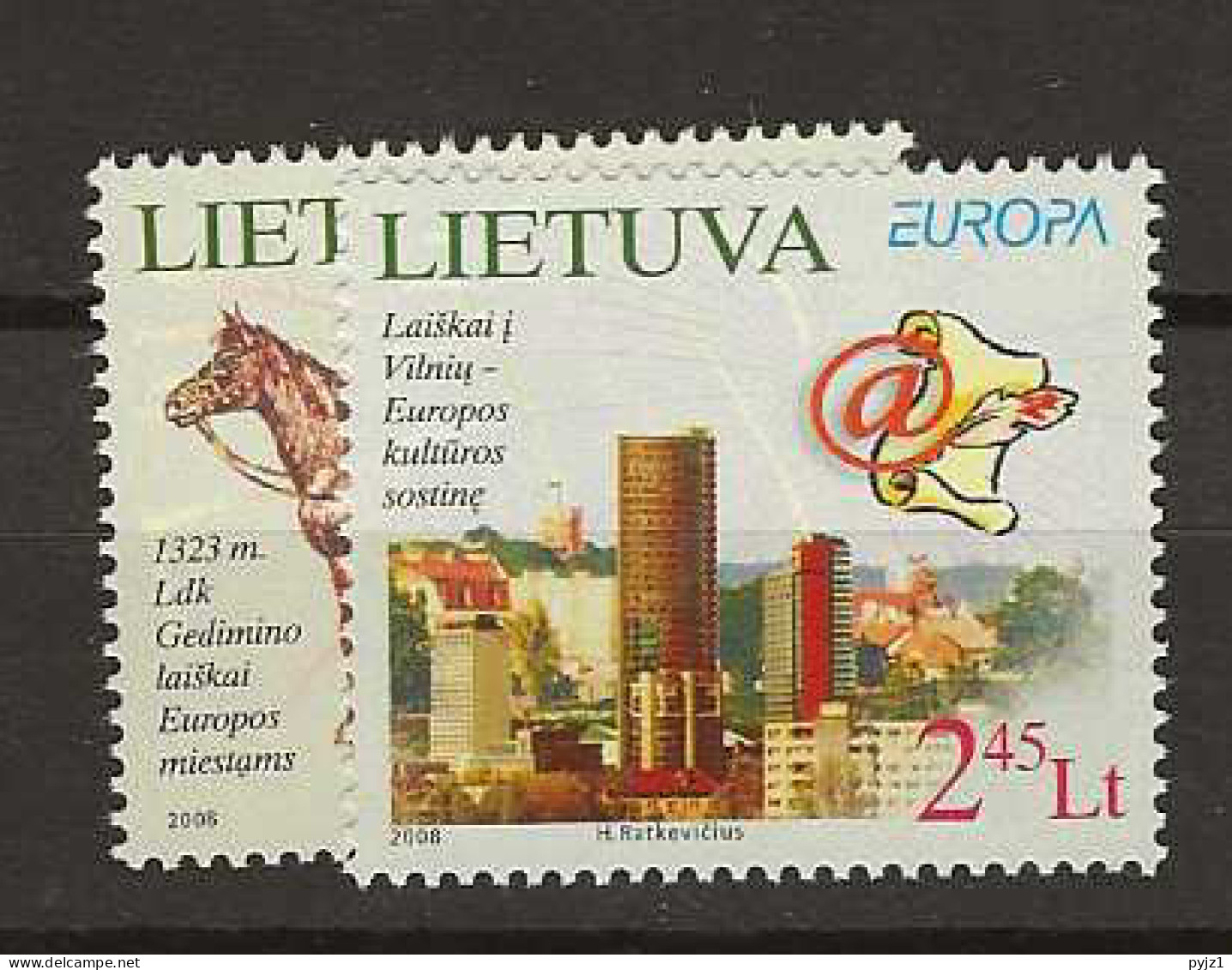 2008 MNH Lithuania Postfris** - 2008