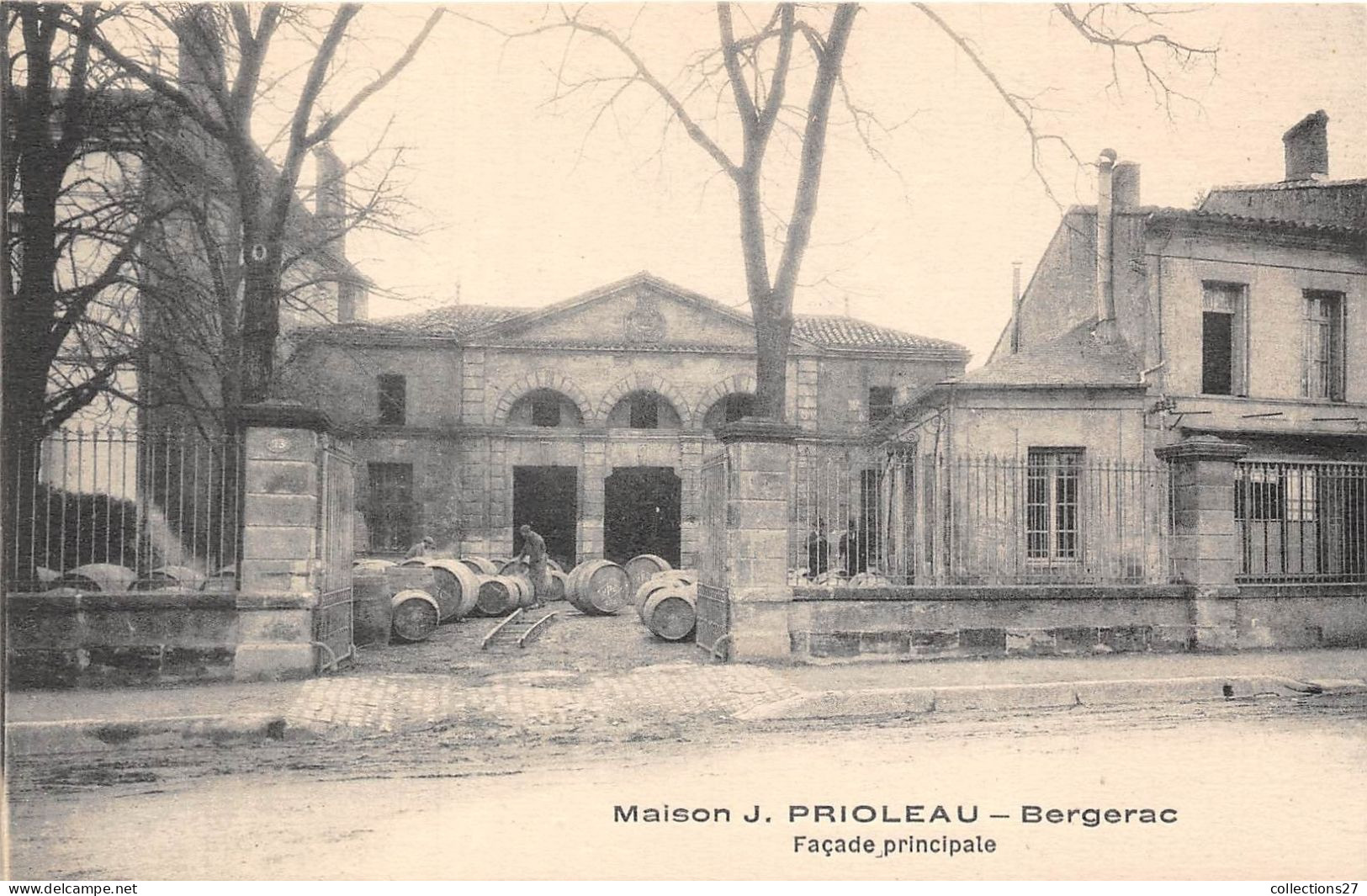 24-BERGERAC- MAISON J. PRIOLEAU FACADE PRINCIPALE - Bergerac