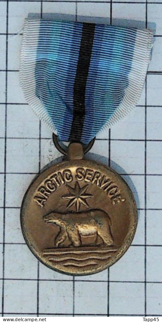 Médailles  > Dispersion D'une Collection Vendu Au Prix Achetée >Coast Guard Arctic Service Medal> Réf:Cl USA P 8/ 4 - Estados Unidos