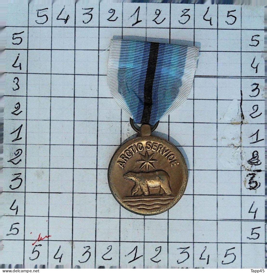 Médailles  > Dispersion D'une Collection Vendu Au Prix Achetée >Coast Guard Arctic Service Medal> Réf:Cl USA P 8/ 4 - Stati Uniti