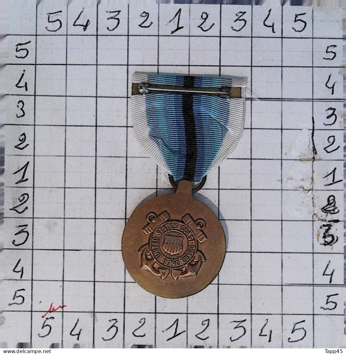 Médailles  > Dispersion d'une collection vendu au prix achetée >Coast Guard Arctic Service Medal> Réf:Cl USA P 8/ 4