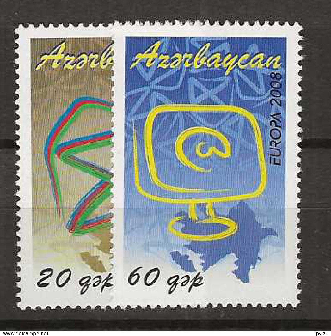 2008 MNH Aserbaidschan Postfris** - 2008