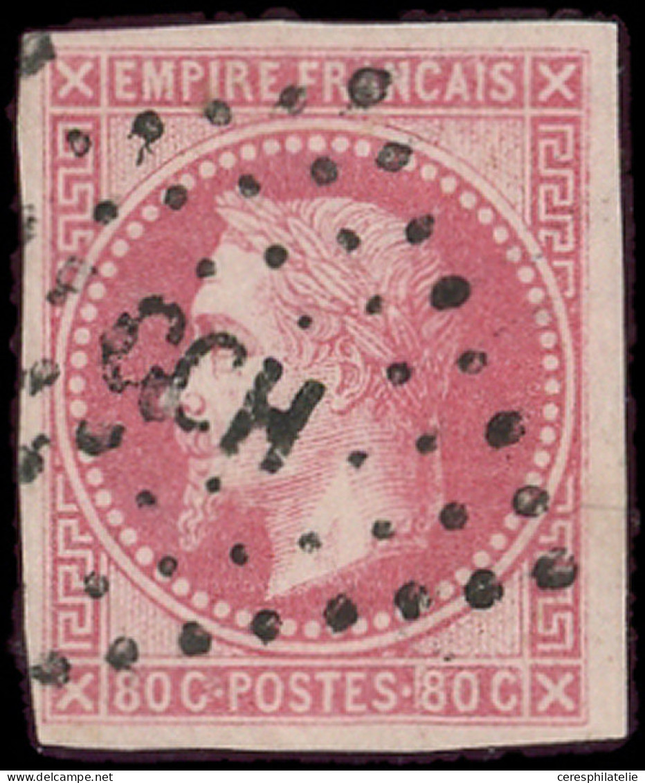 Colonies Générales - 10   80c. Rose, Obl. CCH, TB - Other & Unclassified
