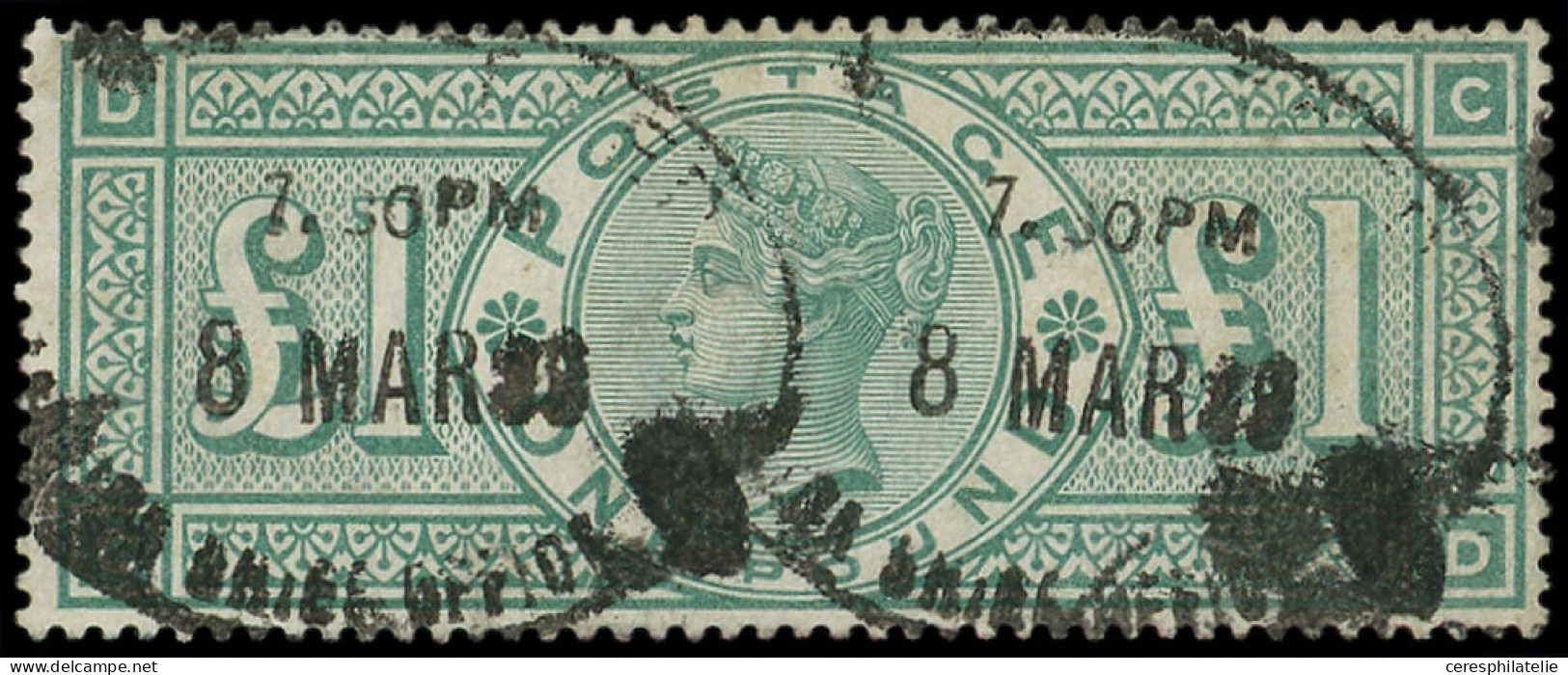 GRANDE BRETAGNE 105 : 1£. Vert, Obl., TB - Used Stamps