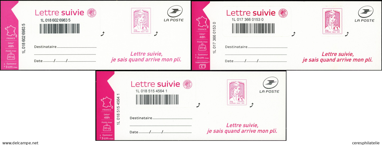 Série De 5 Stickers Lettre Suivie Ciappa LS1/LS5, TB - Colecciones (en álbumes)