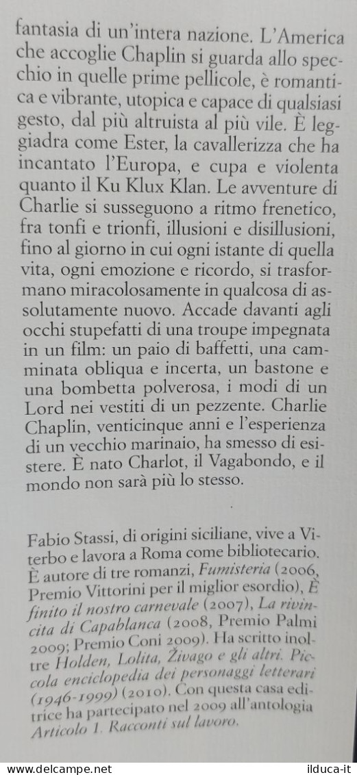 49335 V Fabio Stassi - L'ultimo Ballo Di Charlot - Sellerio 2012 AUTOGRAFATO - Klassik