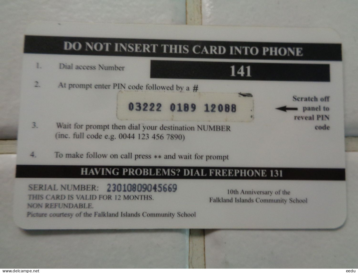 Falkland Islands Phonecard - Falkland