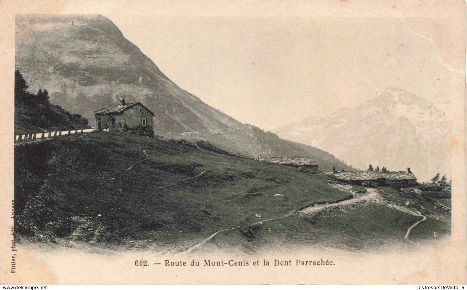 FRANCE - Route Du Mont Cenis Et La Dent Parrachée - Carte Postale Ancienne - Val Cenis