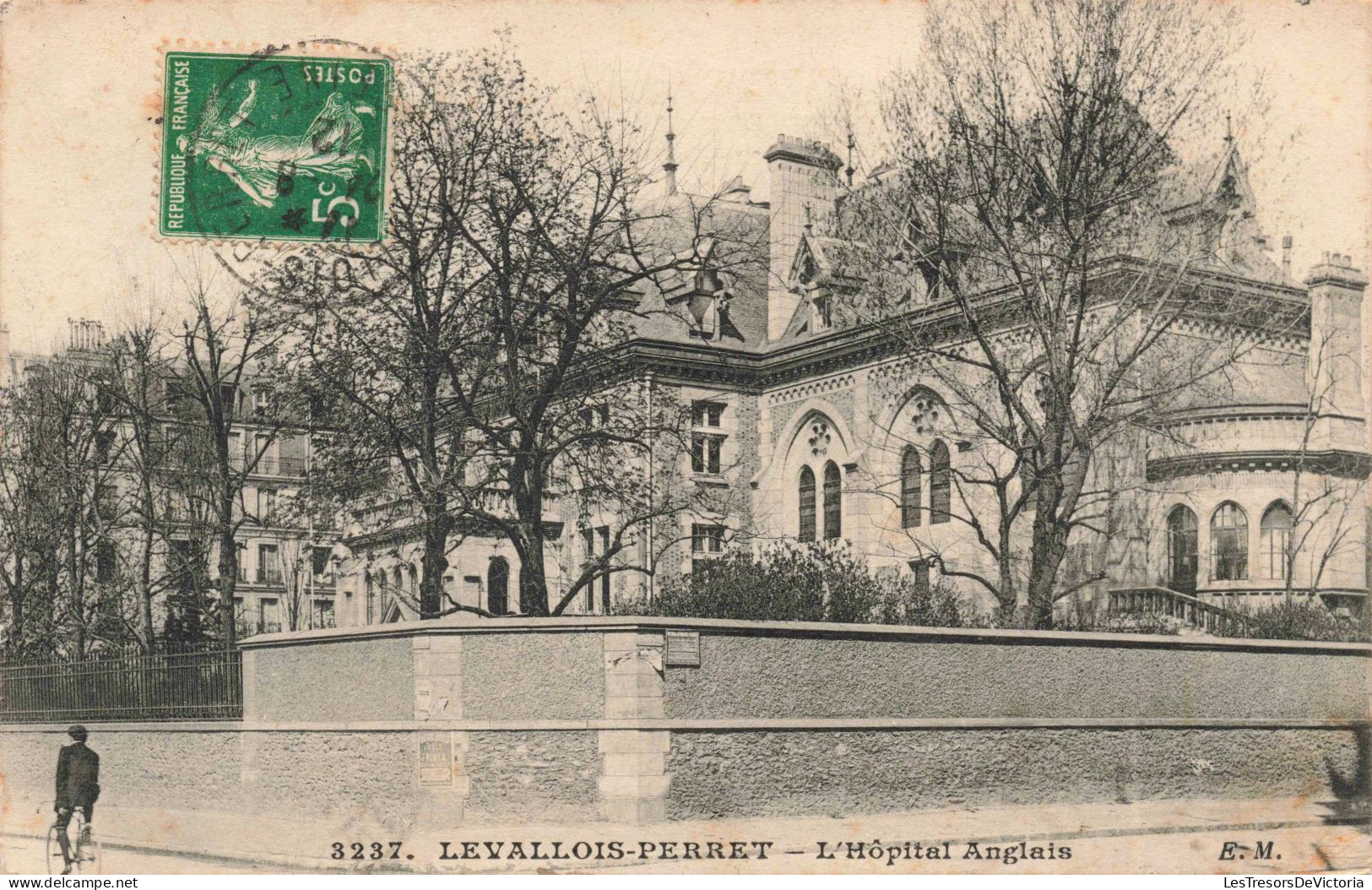 FRANCE - Le Vallois Perret - L'Hôpital Anglais - Carte Postale Ancienne - Levallois Perret