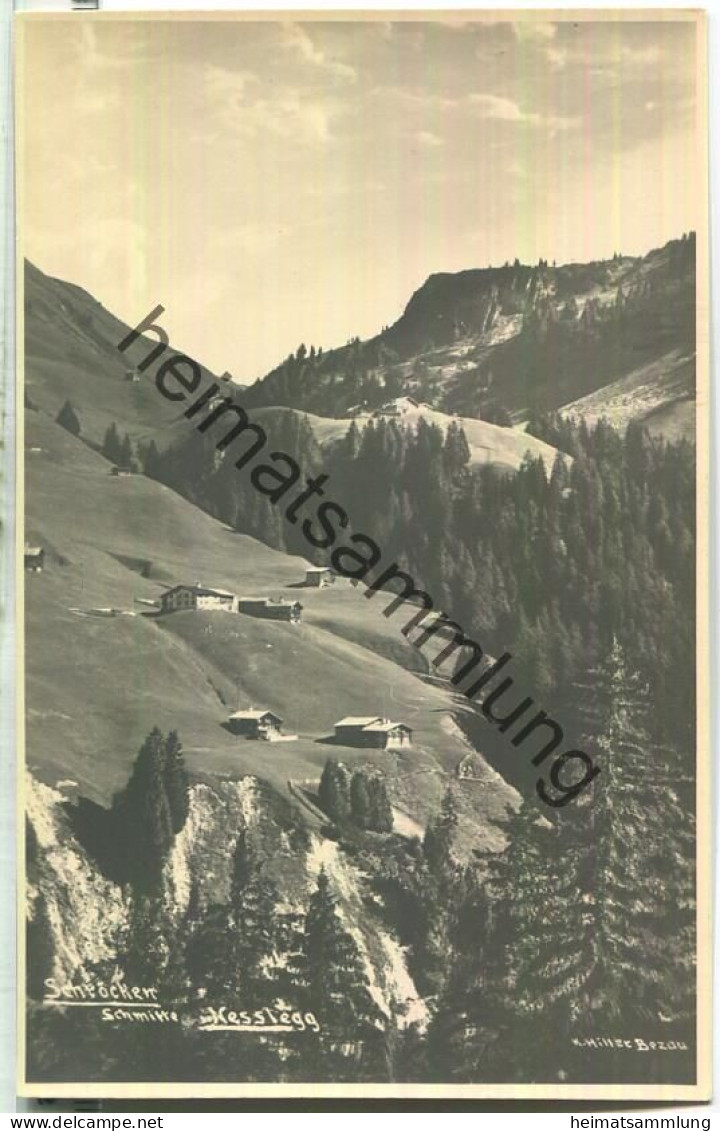 Nesslegg - Foto-Ansichtskarte - Verlag K. Hiller Bezau - Schröcken