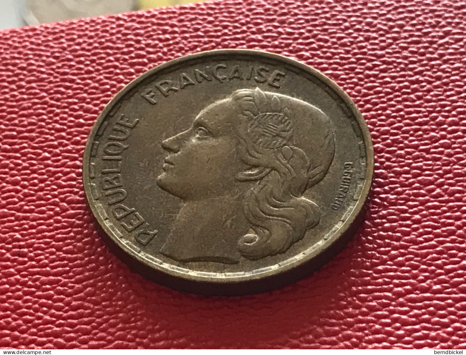 Münze Münzen Umlaufmünze Frankreich 50 Francs 1953 Münzzeichen B - 50 Francs