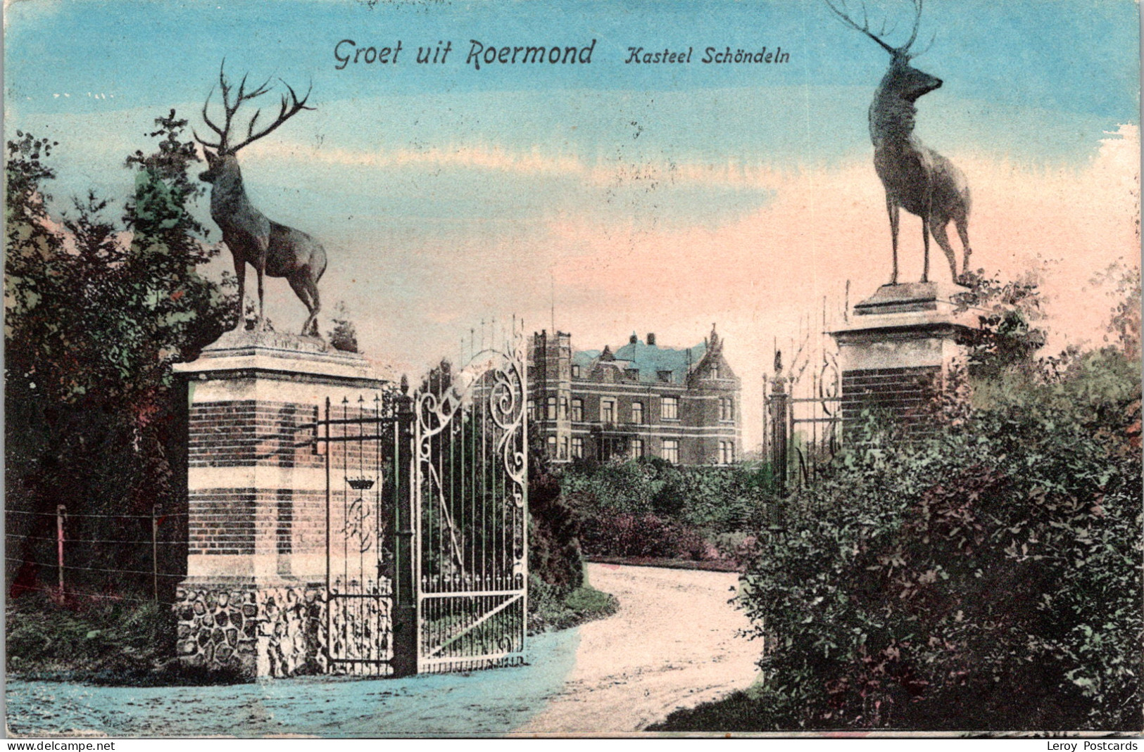 #3683 - Groet Uit Roermond, Kasteel Schöndeln 1906 (LB) - Roermond