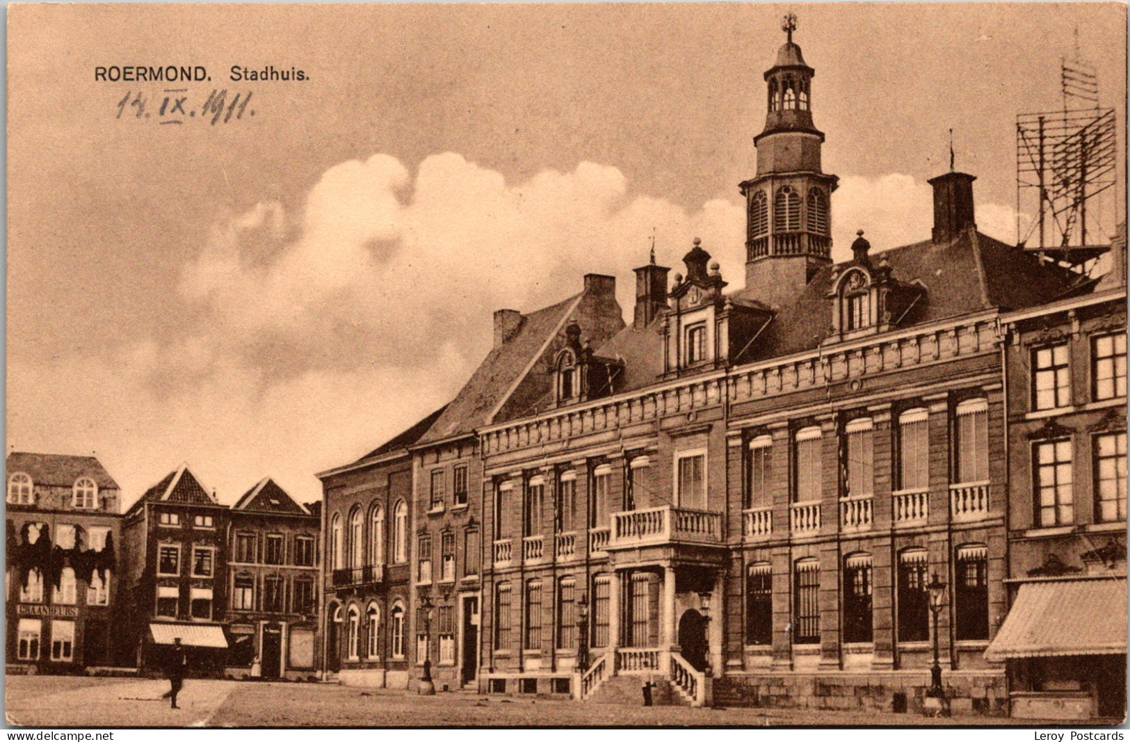 #3686 - Roermond, Stadhuis 1911 (LB) - Roermond