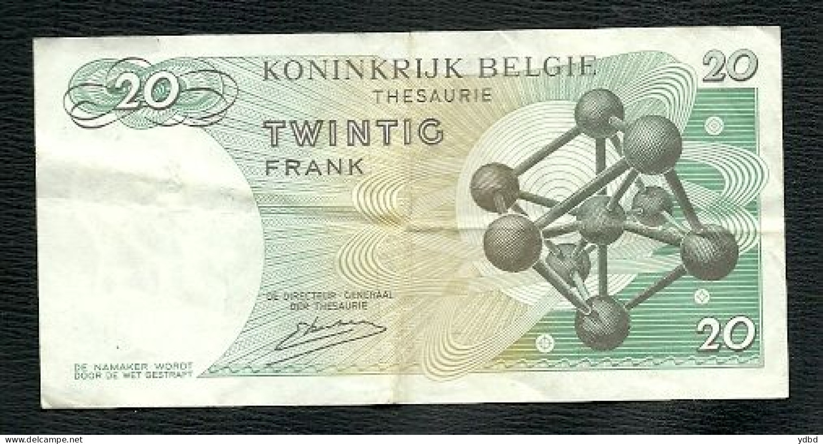 BELGIQUE  = UN  BILLET DE 20 FRANCS  DE 1964 - Autres & Non Classés