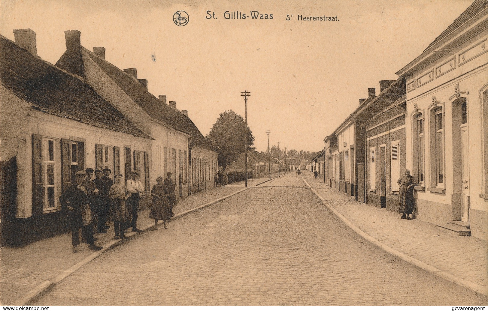 SINT GILLIS WAAS   S' HEERENSTRAAT            2 SCANS - Sint-Gillis-Waas