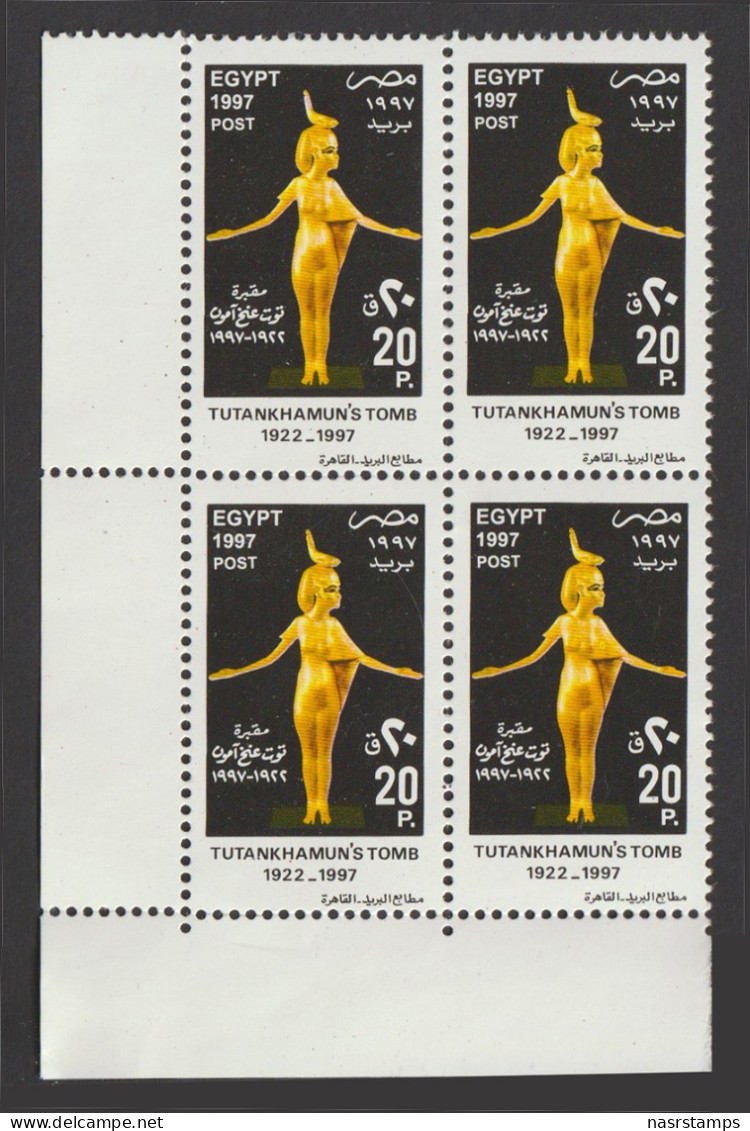 Egypt - 1997 - ( Goddess Selket - Tutankhamun, Discovery Of Tutankhamun's Tomb, 75th Anniv. ) - MNH (**) - Nuovi