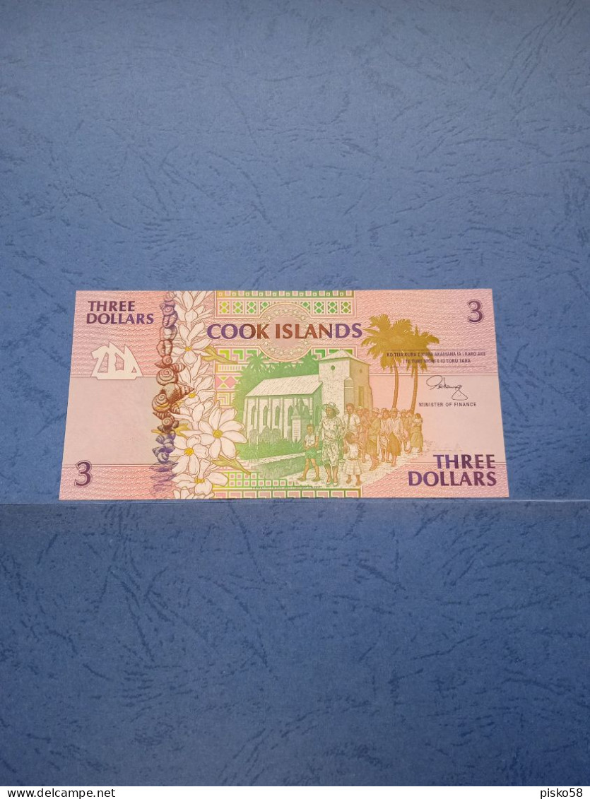 ISOLE COOK-P7a 3D 1992 UNC - Cook Islands