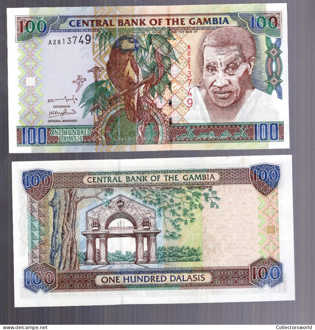 Gambia 100 Dalasis 2001 P24A UNC - Gambie