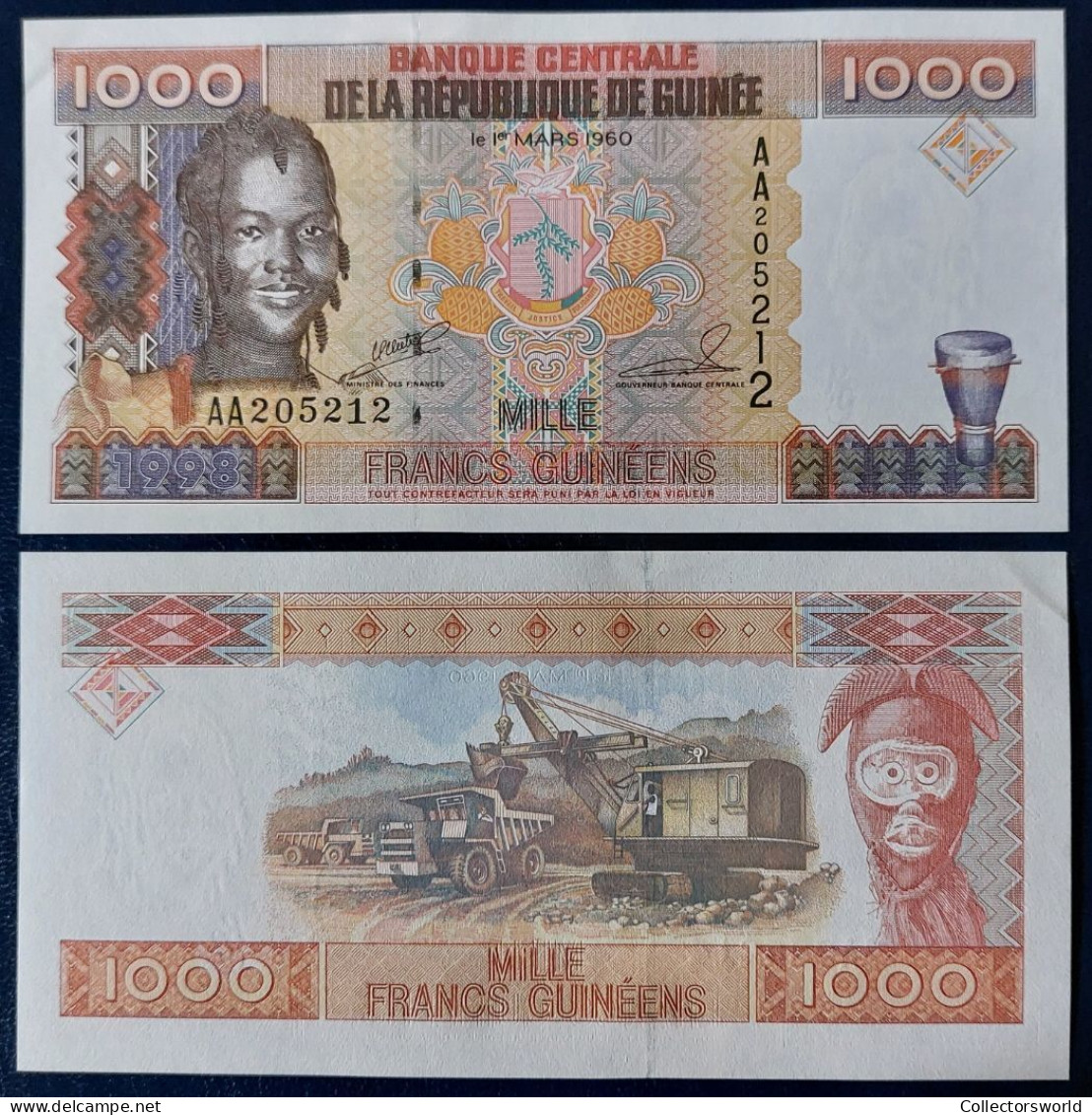 Rep Guinee Guinea 1000 Francs Year 2006 P40 UNC - Guinea
