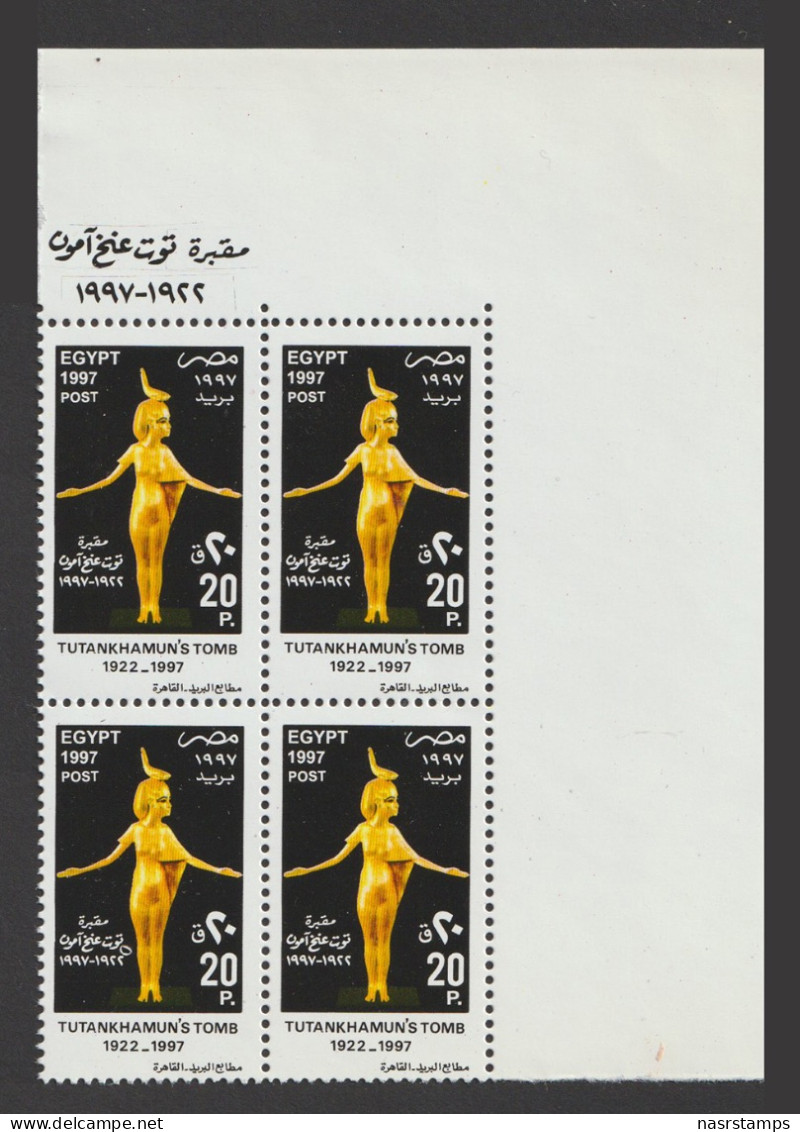 Egypt - 1997 - ( Goddess Selket - Tutankhamun, Discovery Of Tutankhamun's Tomb, 75th Anniv. ) - MNH (**) - Ongebruikt