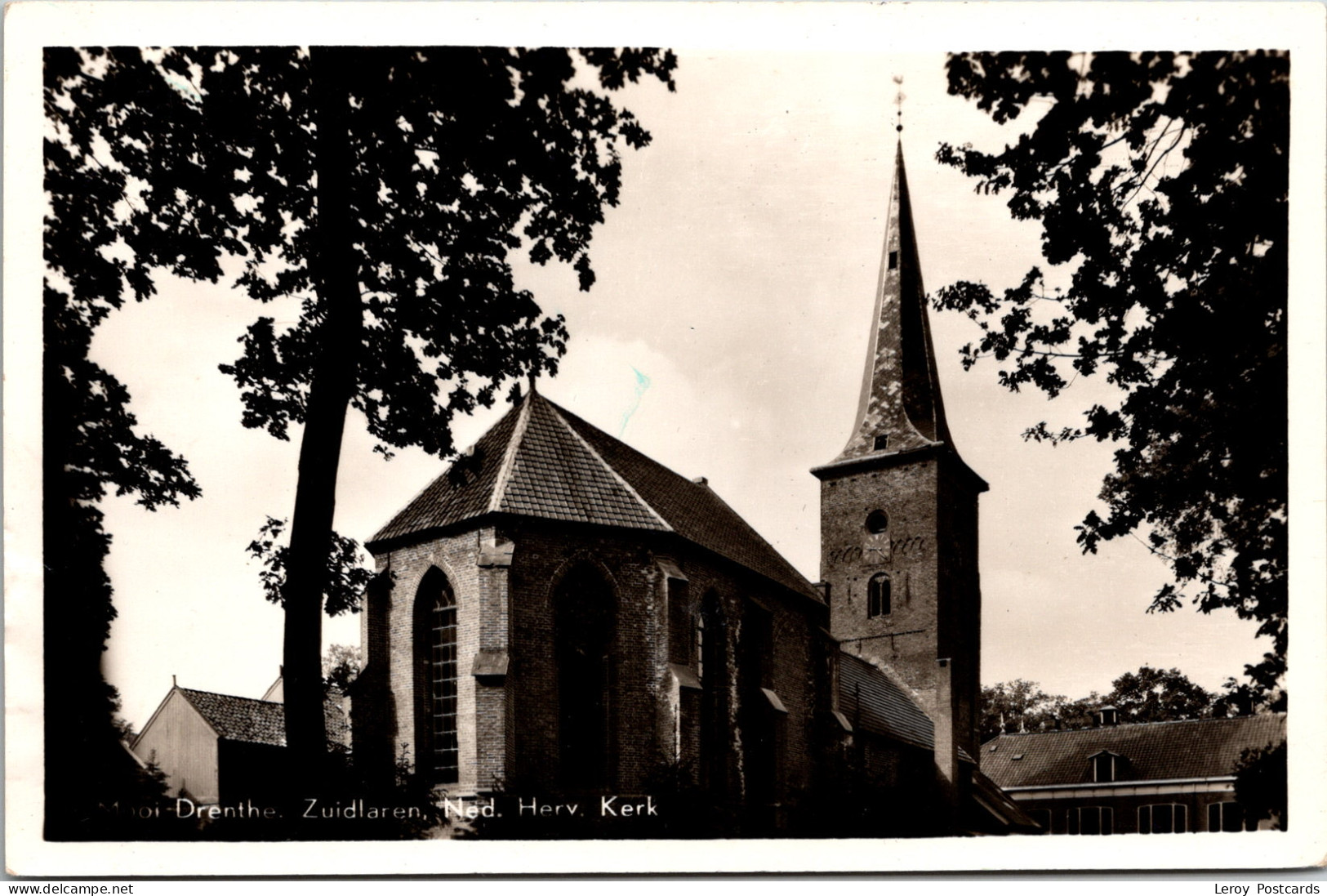 #3697 - Zuidlaren, Mooi Drenthe, Ned. Herv. Kerk 1956 (DR) - Zuidlaren