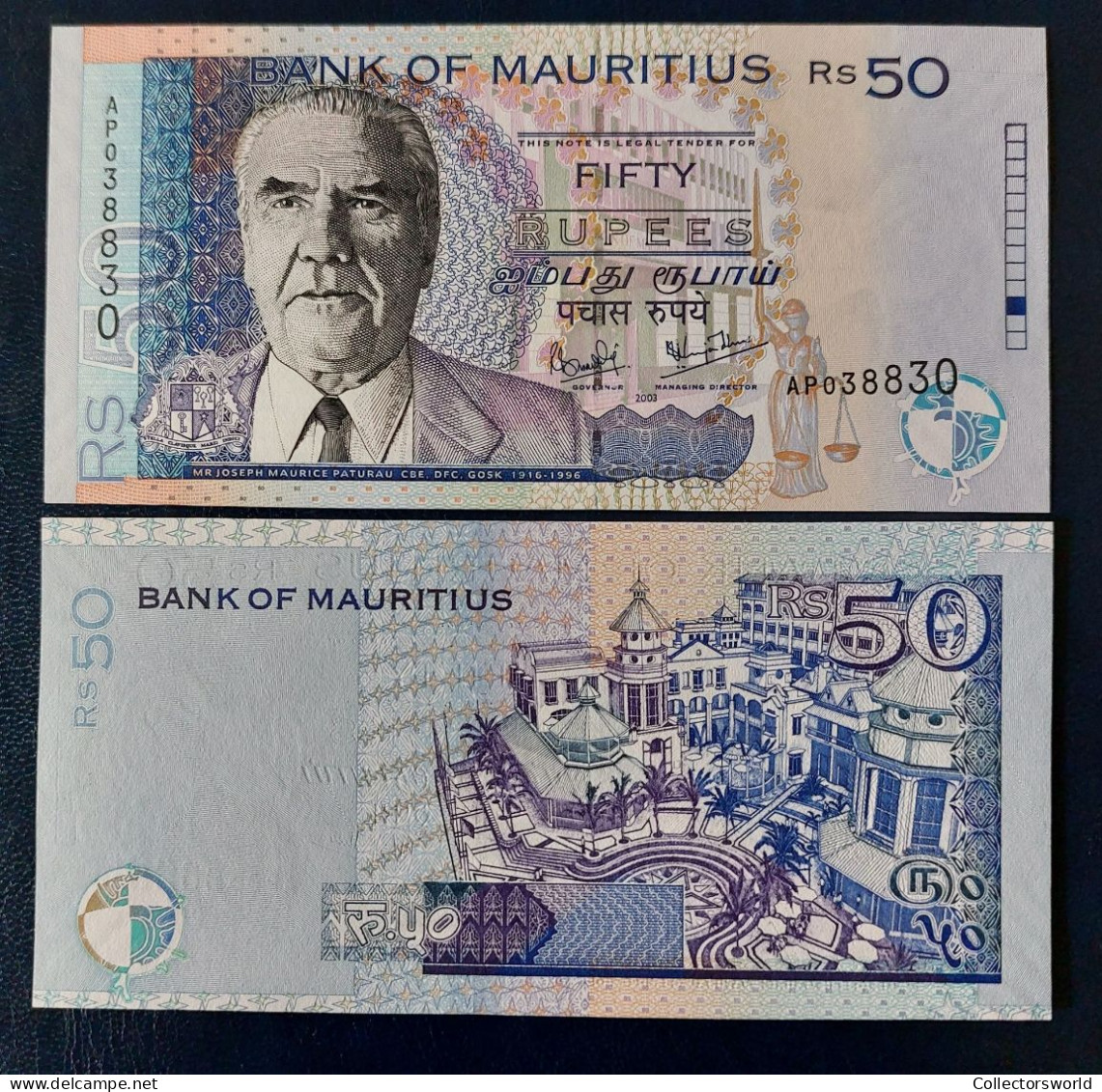 Mauritius 50 Rupees 2003 P50 UNC - Mauricio