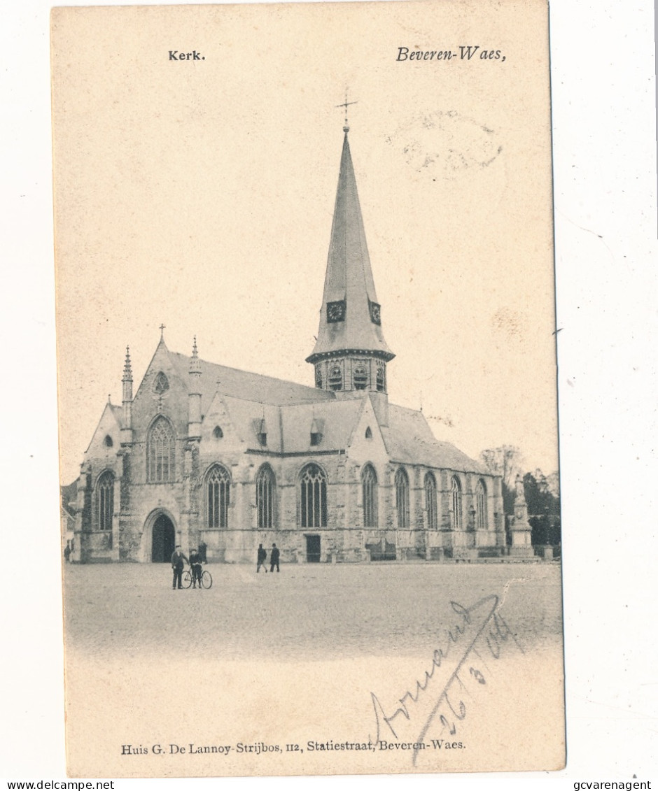 BEVEREN WAAS  KERK     2 SCANS - Beveren-Waas