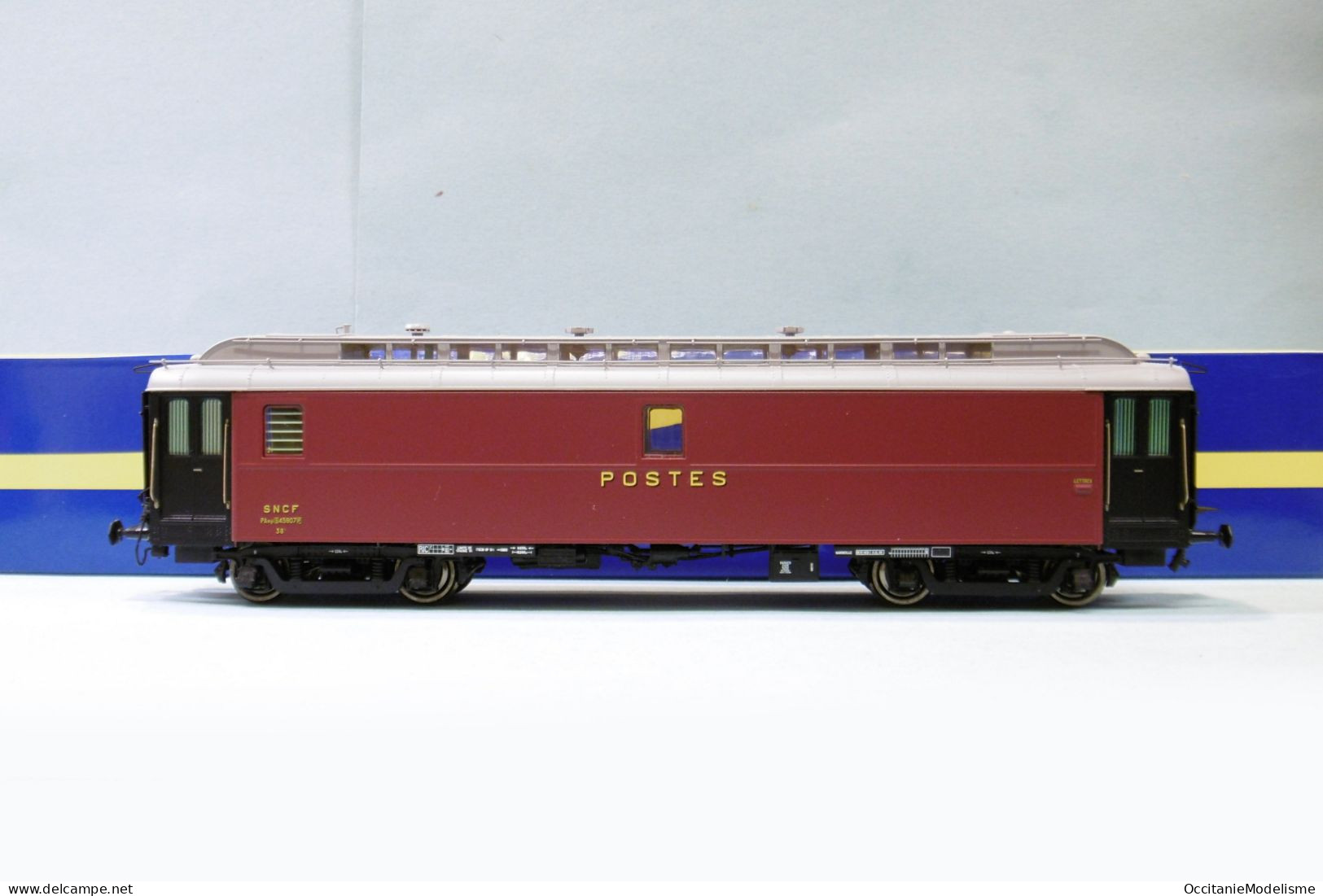 REE - AMBULANT POSTALE OCEM 16m PAZ Postes PTT SNCF Ep. IIIA Réf. VB-247 Neuf NBO HO 1/87 - Scompartimento Viaggiatori