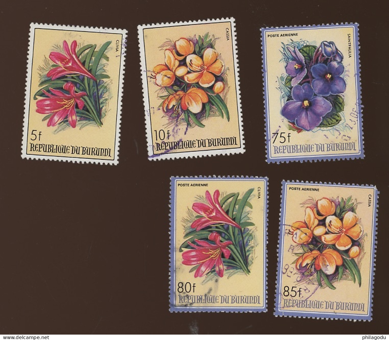 1986 Fleurs Bloemen Flowers  Singles Ø. ** Bonne Qualité - Usati