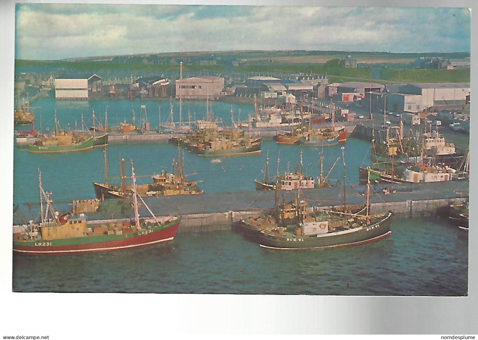 52765 ) UK Scotland Buckie Cluny Harbour 1974 Airmail - Banffshire