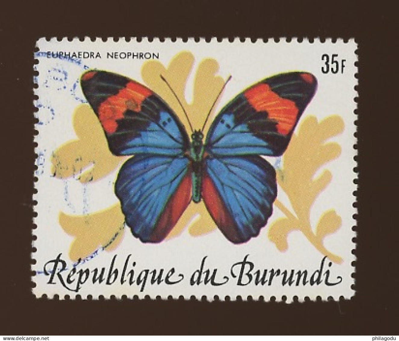 1984 Papillons Vlinders Scmetterlingen   35 F Ø. ** Bonne Qualité - Oblitérés