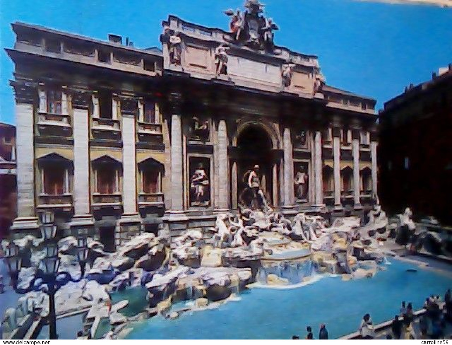 5 CARD ROMA FONTANA DI TREVI    VBN1965< JO3201 - Fontana Di Trevi