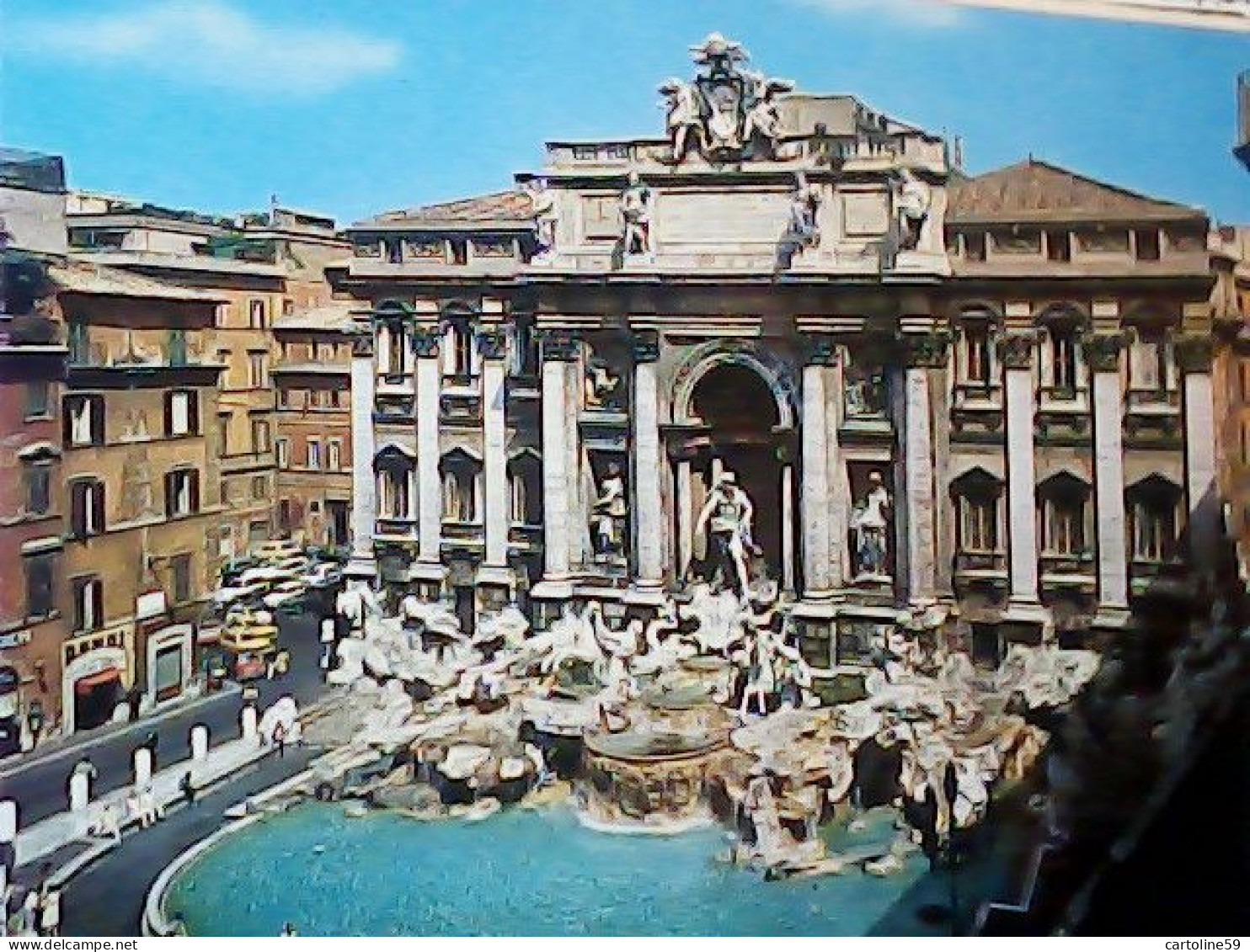 5 CARD ROMA FONTANA DI TREVI    VBN1965< JO3201 - Fontana Di Trevi