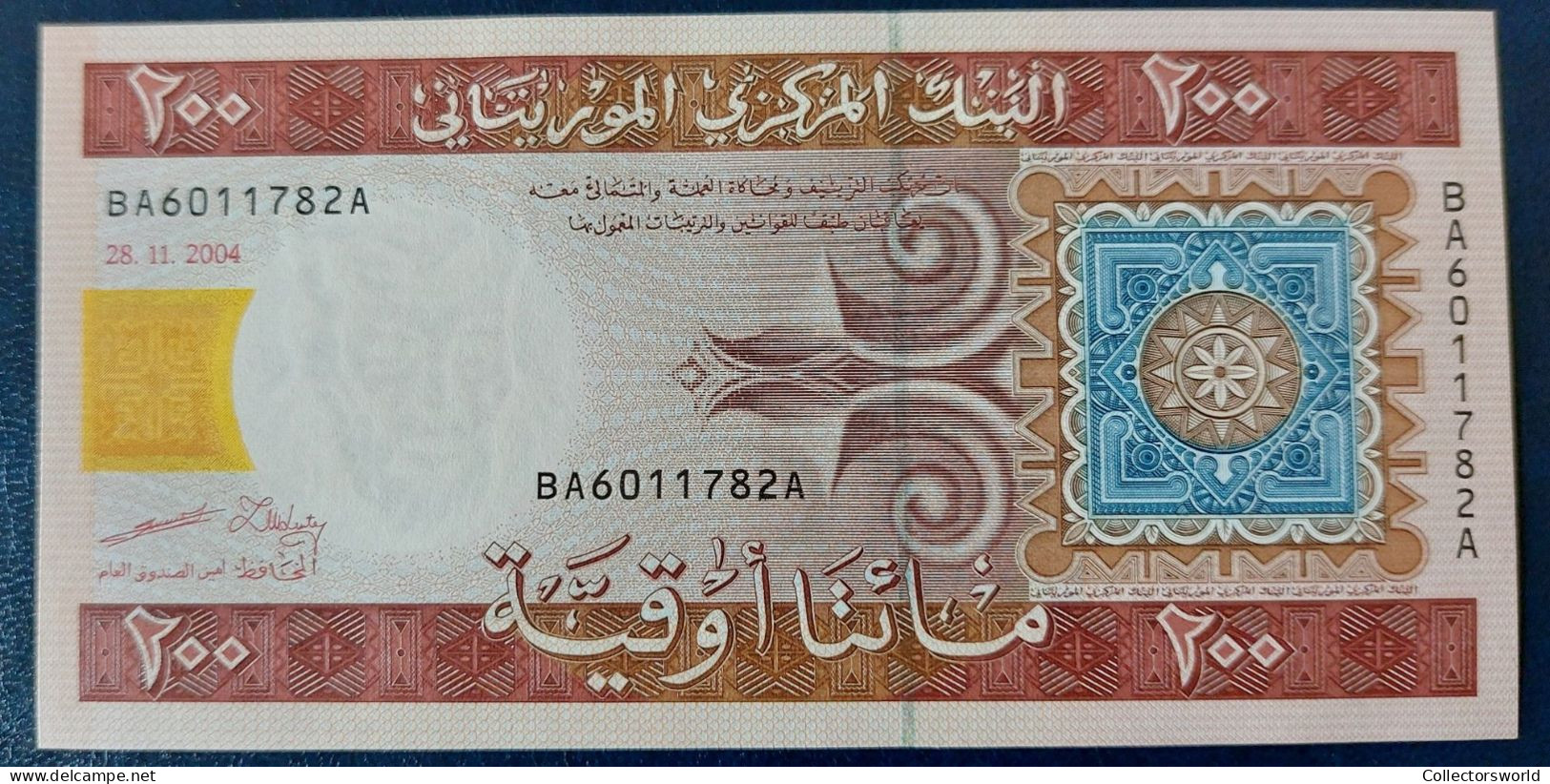 Mauritania 200 Ouguiya 2004 P11A UNC - Mauritanië