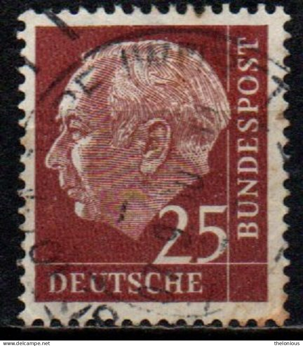 1954 Germania Federale - Francobollo Usato / Used - N. Michel 186 - Gebraucht