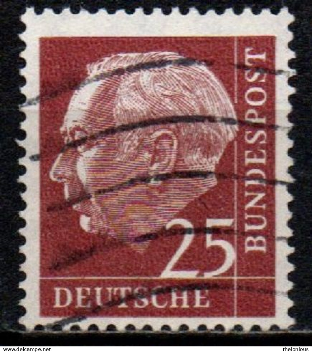 1954 Germania Federale - Francobollo Usato / Used - N. Michel 186 - Gebraucht