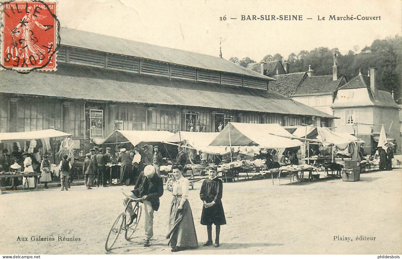 AUBE  BAR SUR SEINE  Le Marché Couvert - Bar-sur-Seine