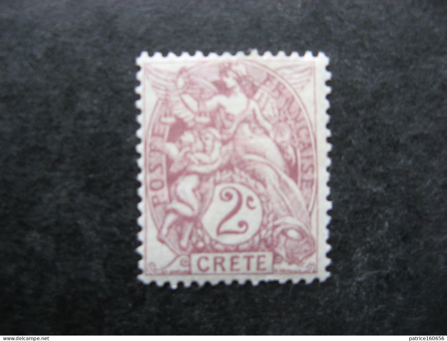 A). Crête: TB N° 2, Brun Lilas Clair, Neuf X. - Unused Stamps