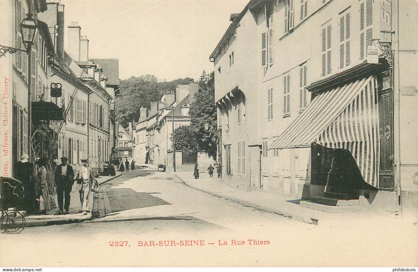 AUBE  BAR SUR SEINE   La Rue Thiers - Bar-sur-Seine