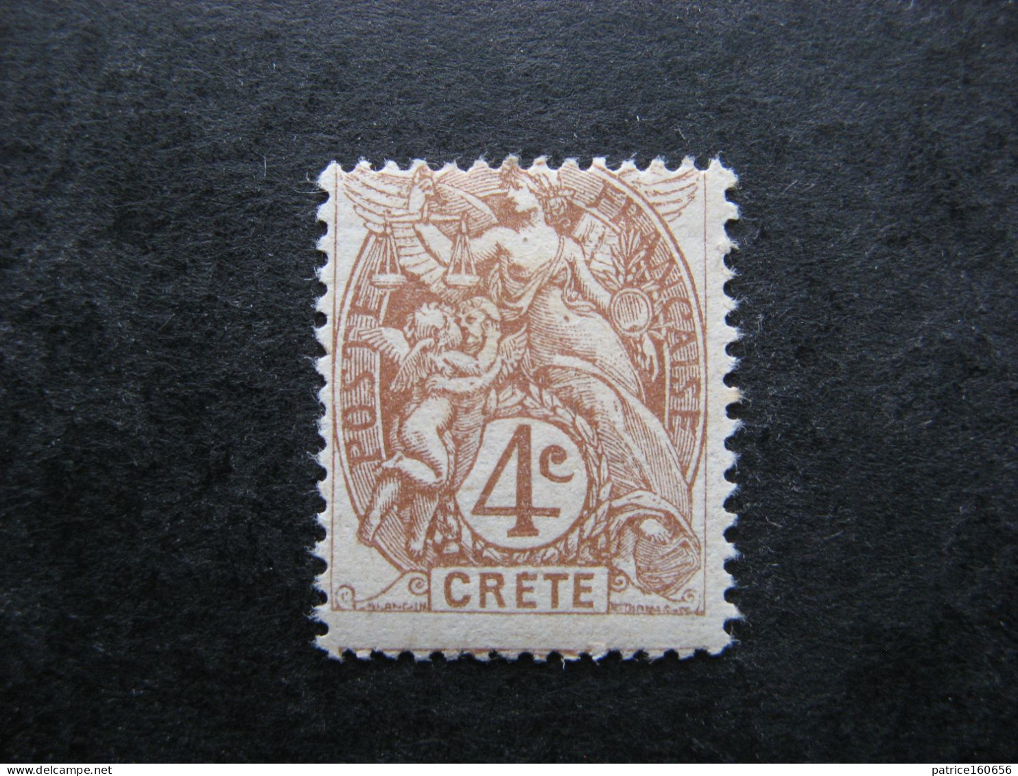 Crête: TB N° 4, Neuf X. - Unused Stamps
