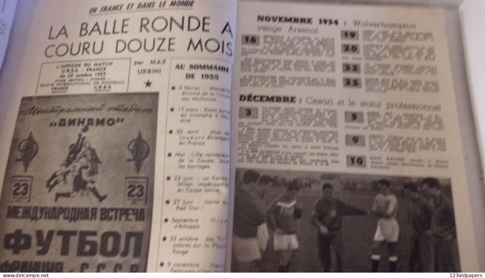 Revue FRANCE FOOTBALL 1956. Numéro Spécial.BERRY REPUBLICAIN KOPA 192 PAGES ILLUSTRE COUVERTURE PAUL ORDNER - Deportes