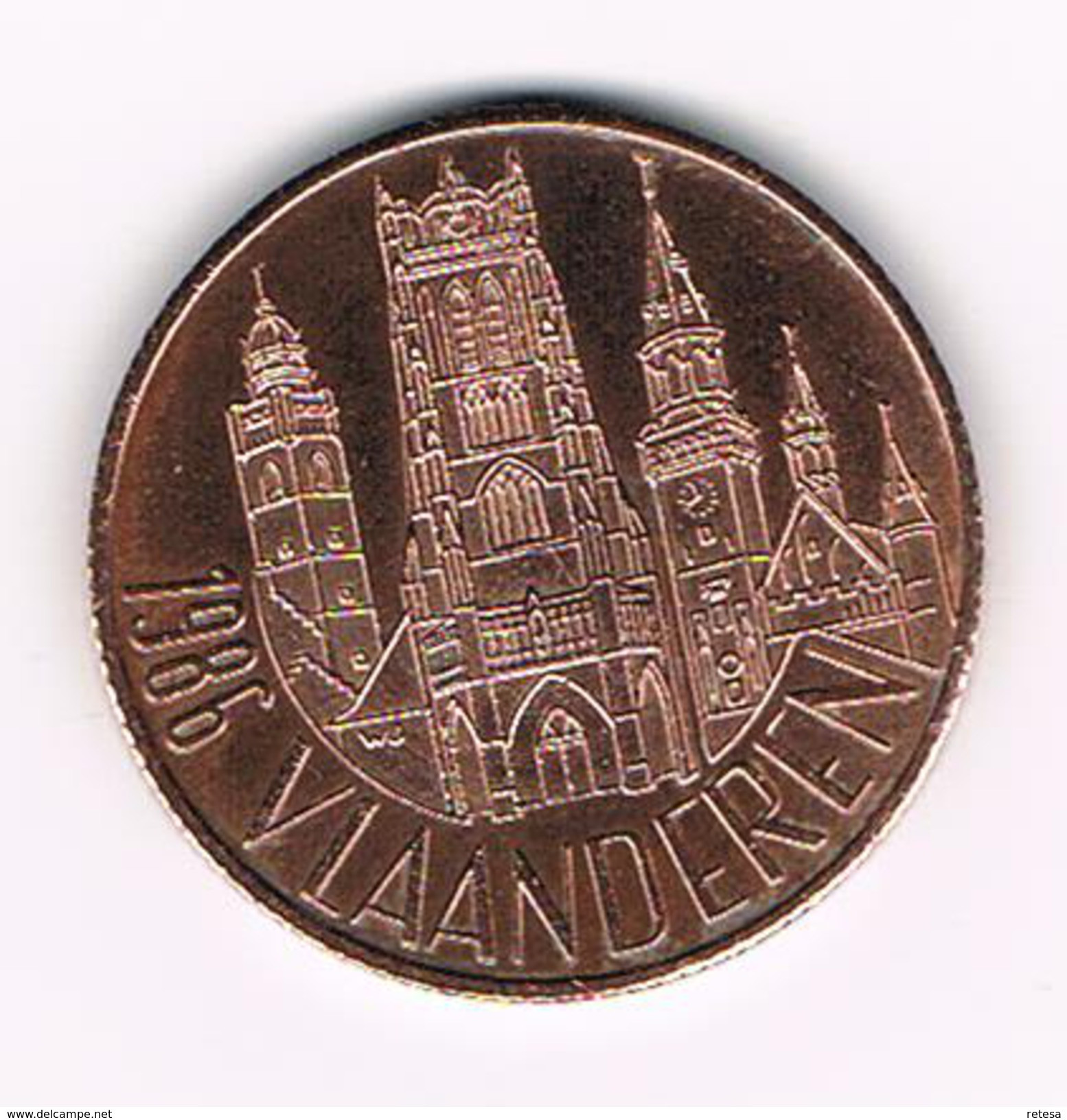 °°° VLAANDEREN  50 VLAAMSE FRANKEN 1986 - Tokens Of Communes