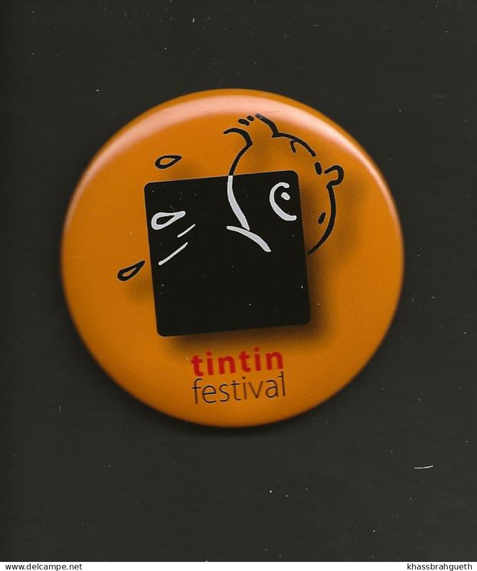 HERGE . BADGE "TINTIN / FESTIVAL" (2005) - Pin's