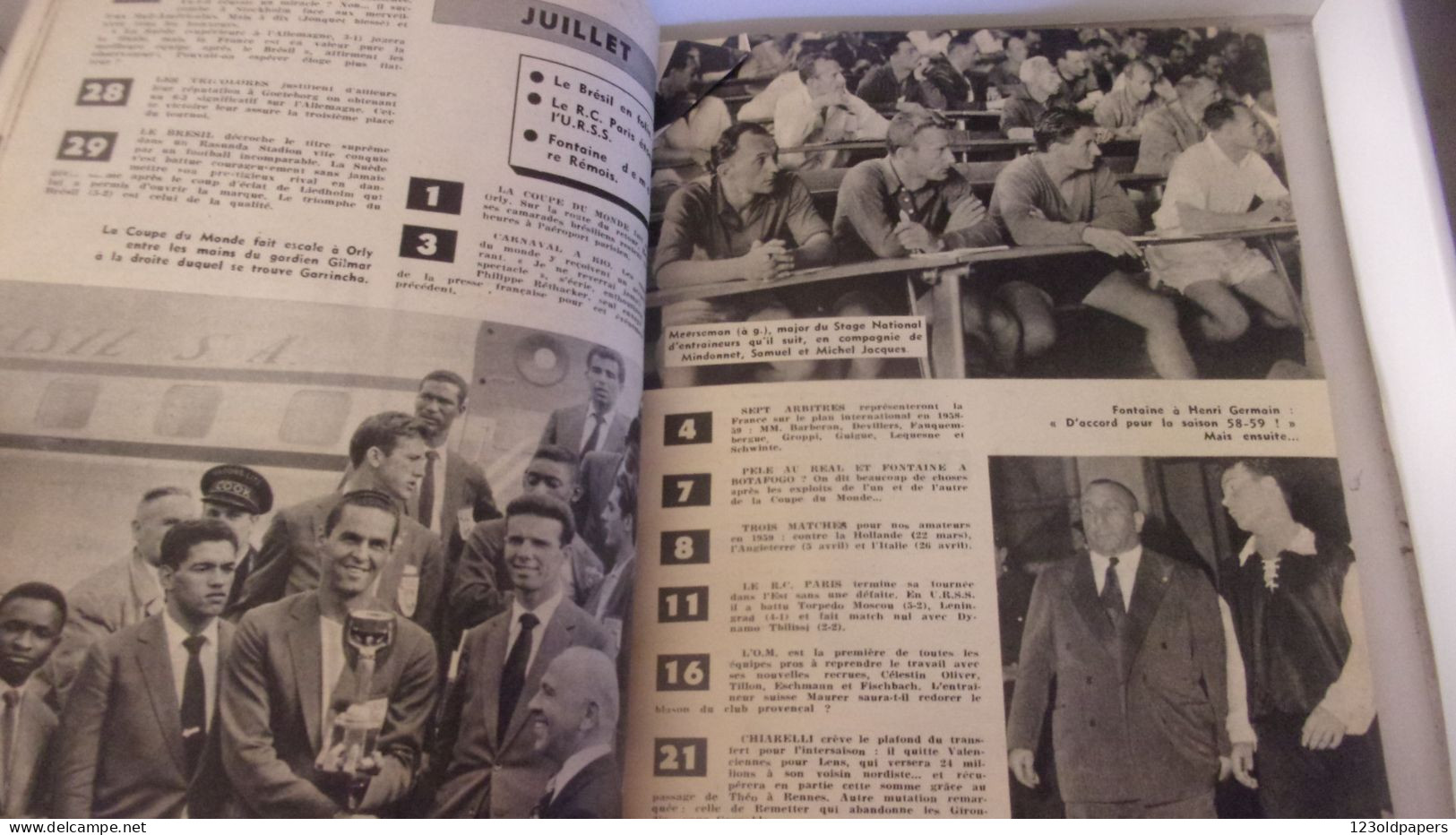 Revue FRANCE FOOTBALL 1959. Numéro Spécial. EQUIPES.. 192 PAGES ILLUSTRE COUVERTURE PAUL ORDNER - Sport