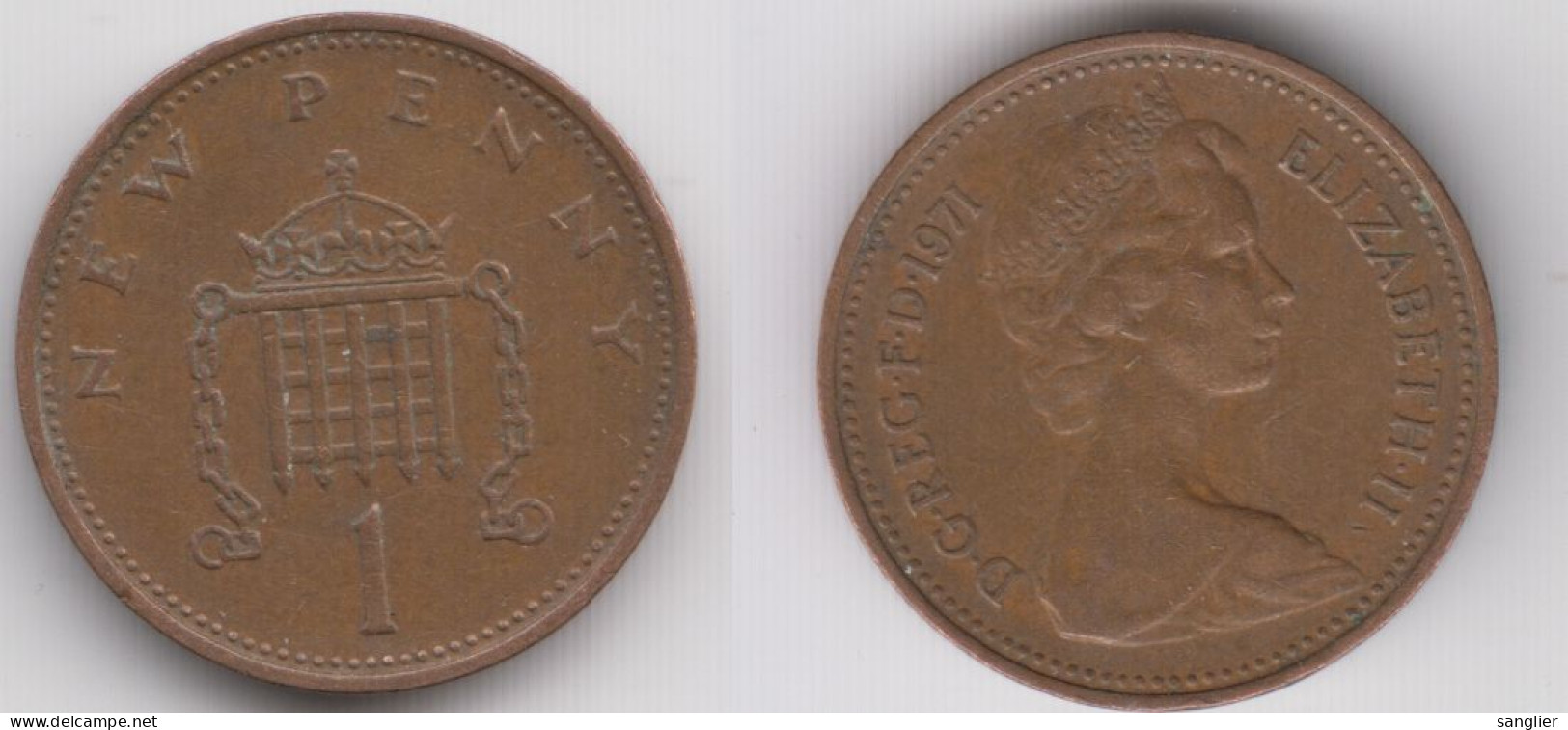 1 NEW PENNY 1971 - 1 Penny & 1 New Penny